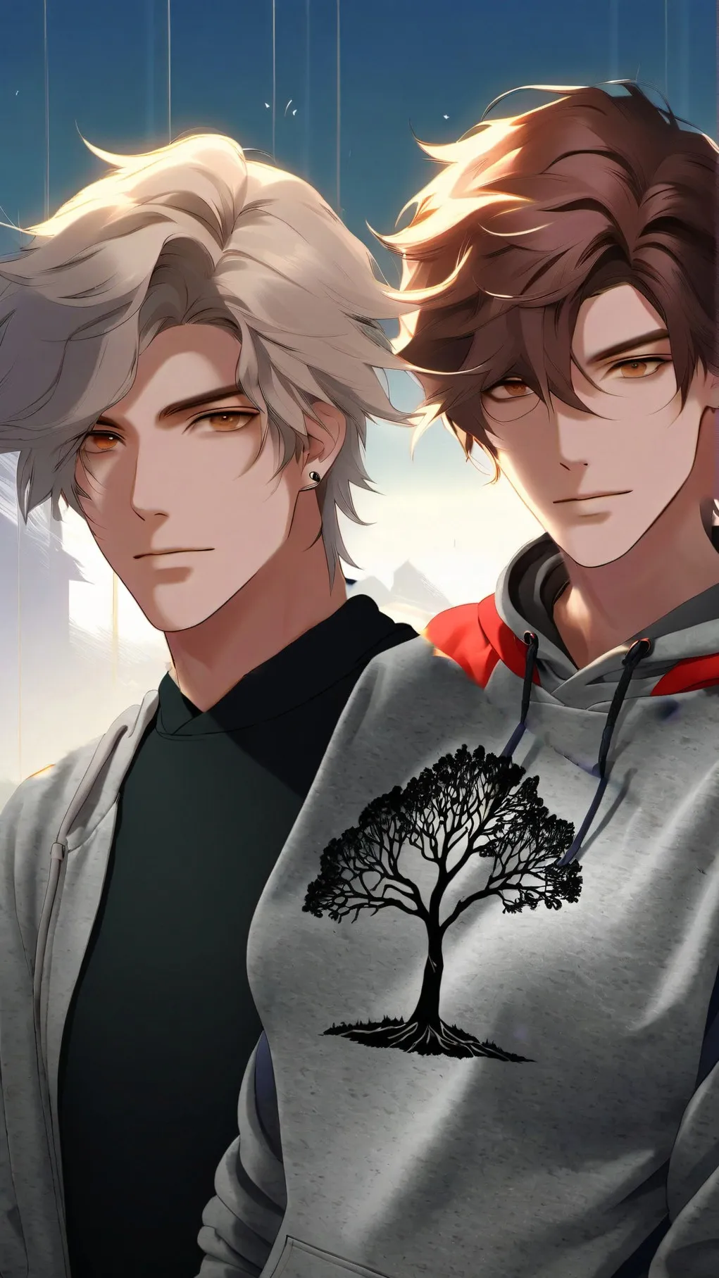 ai character: Aspen & Asteroid background