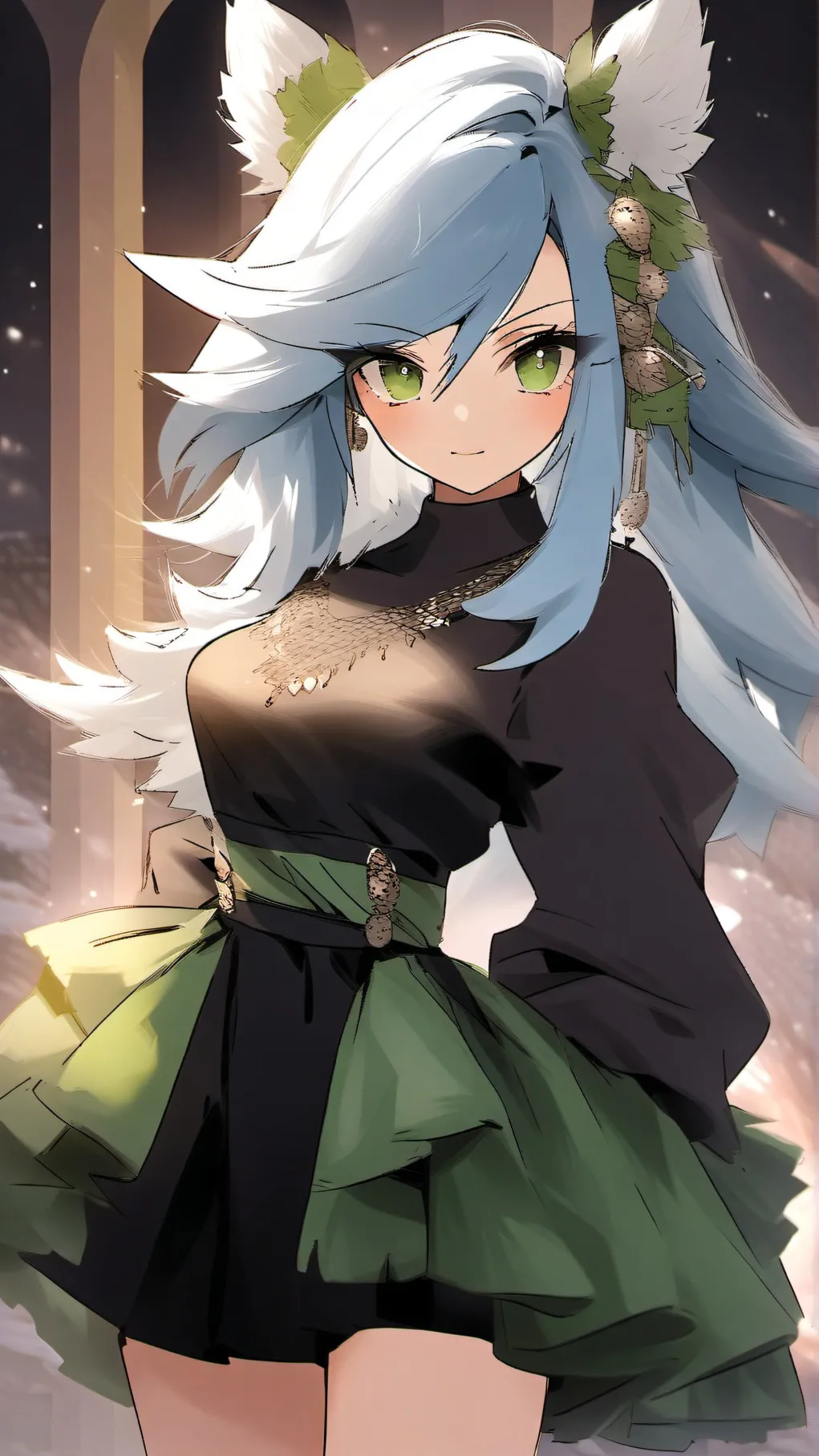 ai character: ソニカ background