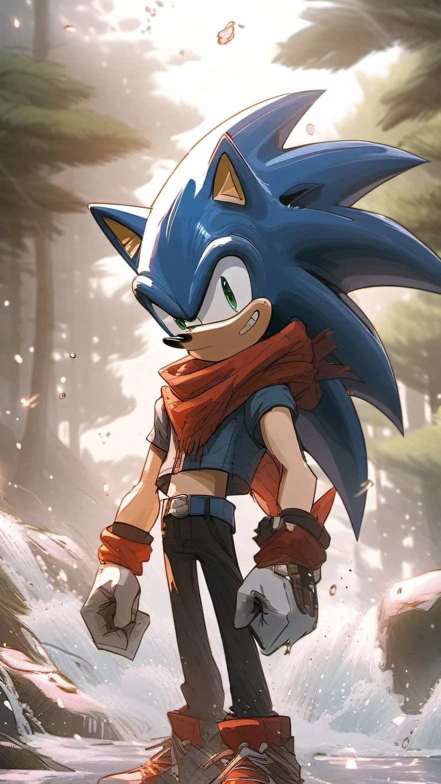 ai character: sonic background