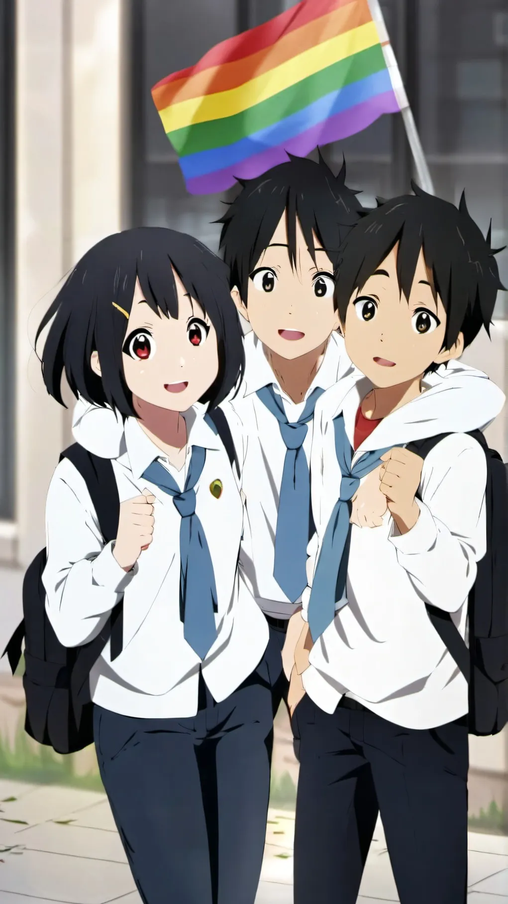 ai character: lgbtq+ school background