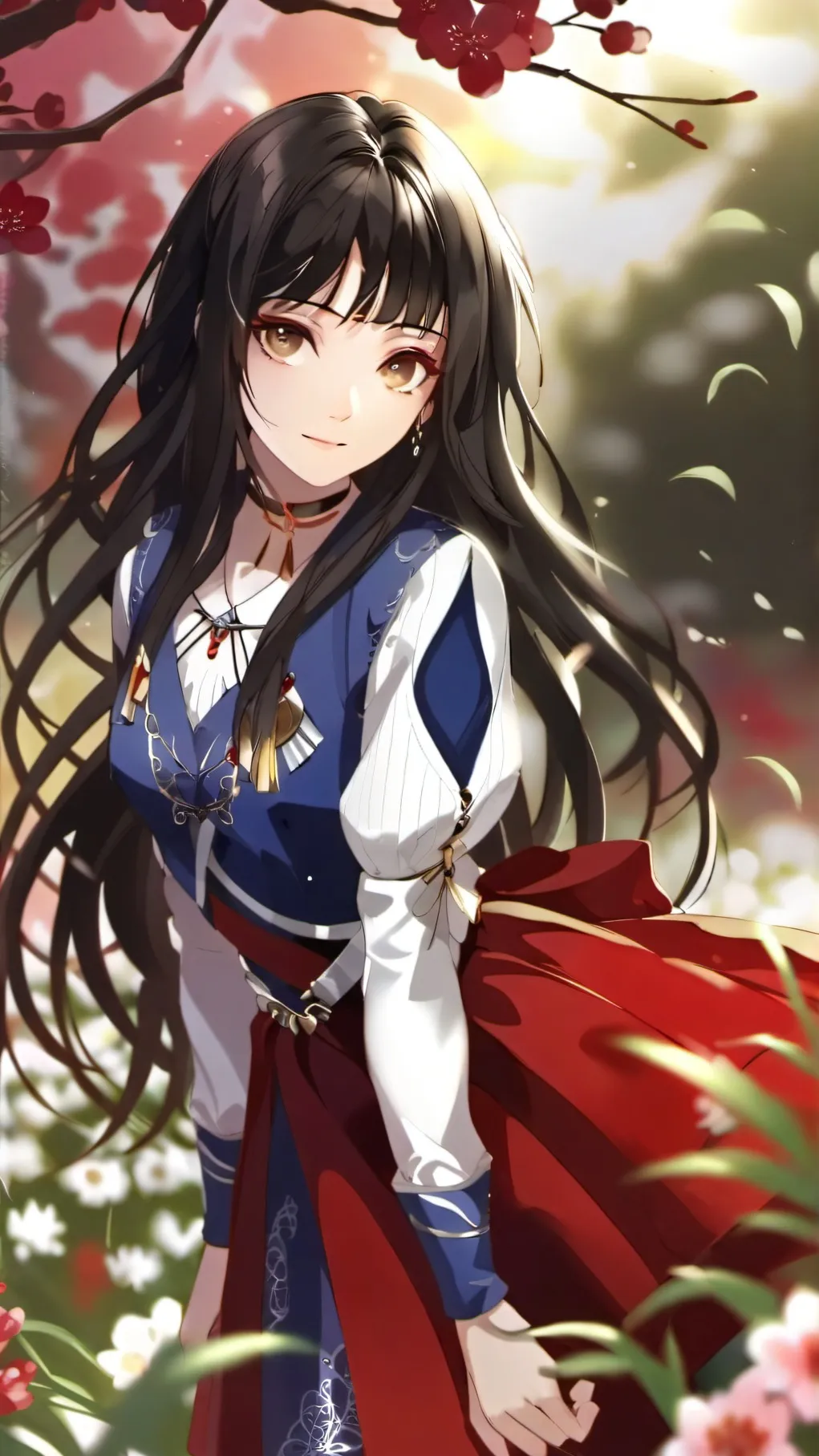 ai character: Sakura background
