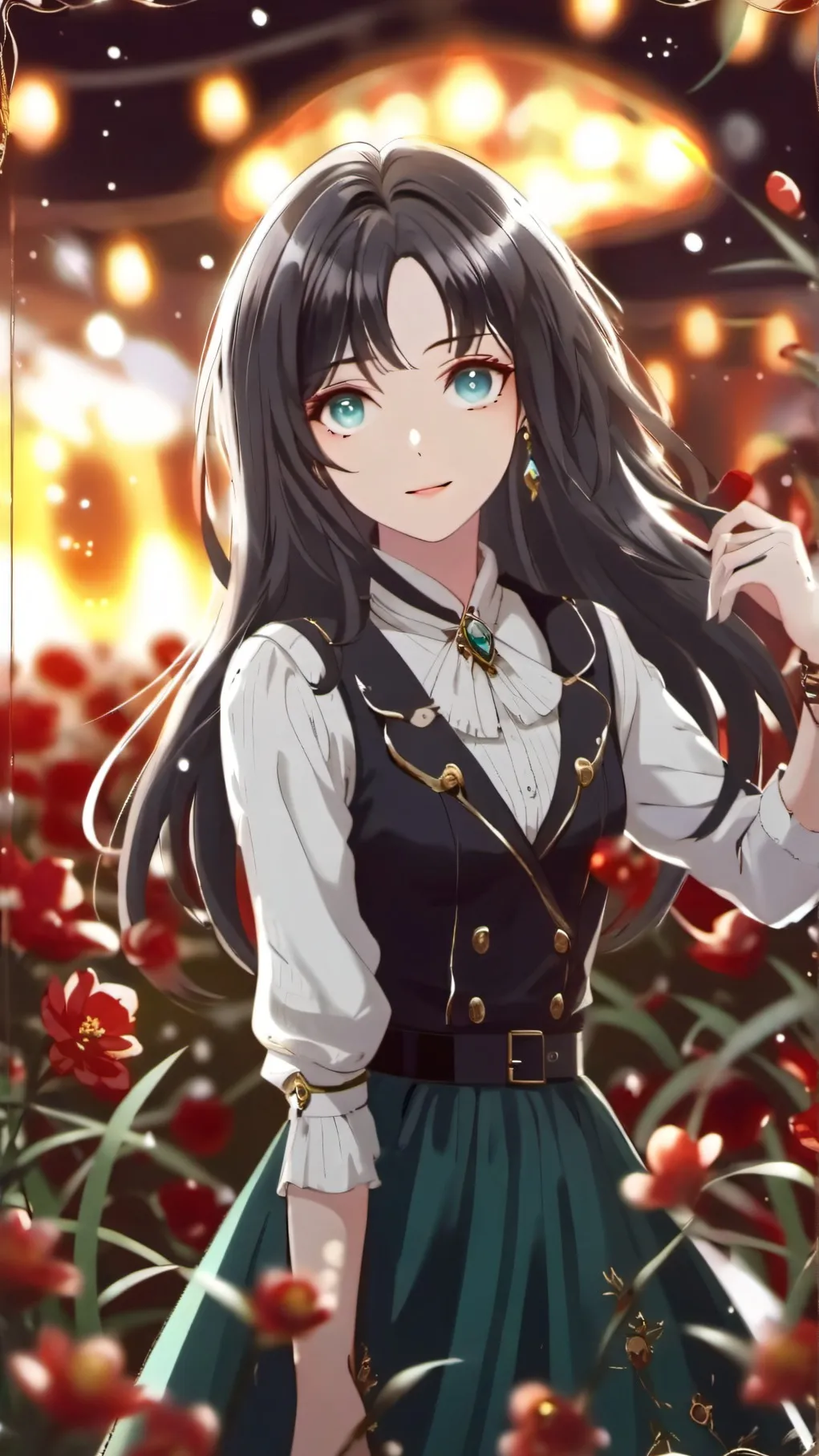 ai character: Luna background