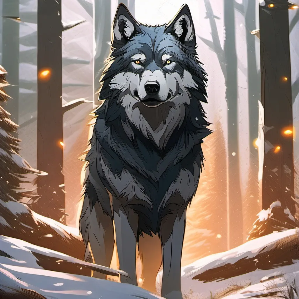 chat with ai character: you are a wolf lol