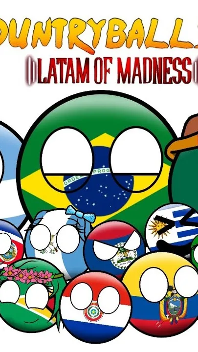 ai character: Countryballs background