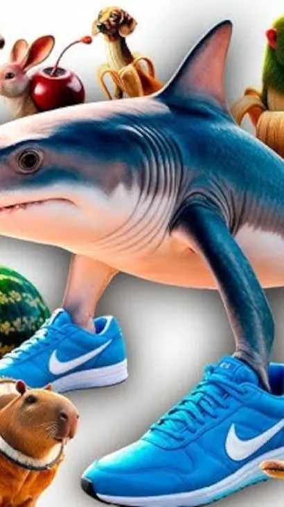 ai character: Brainrots bebes background