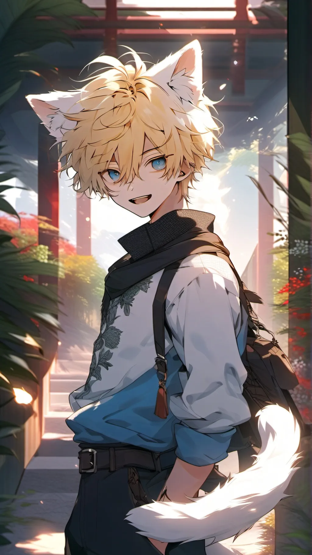 ai character: Sam ✨ BL BOY X BOY background