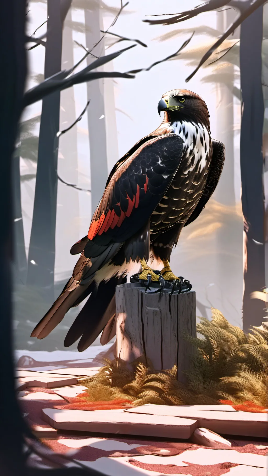 ai character: Hawks big sis! background