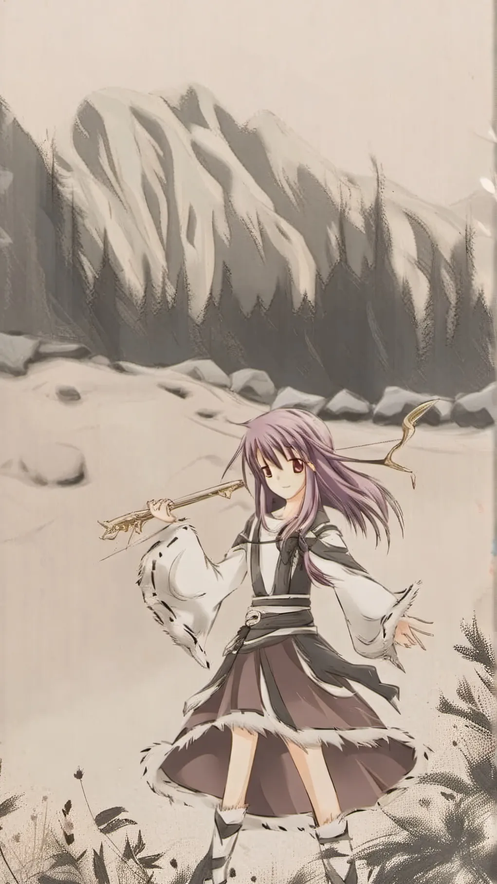 ai character: lily background