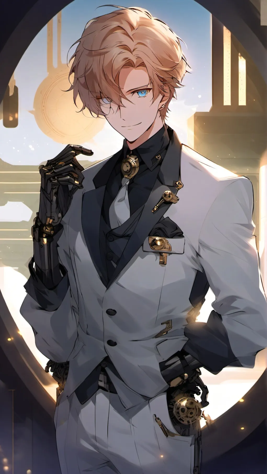 ai character: Lime background