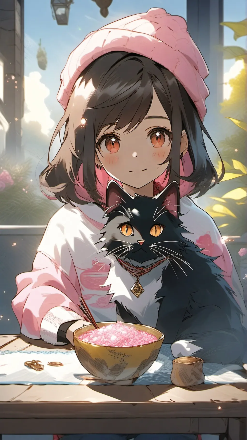 ai character: Lily background