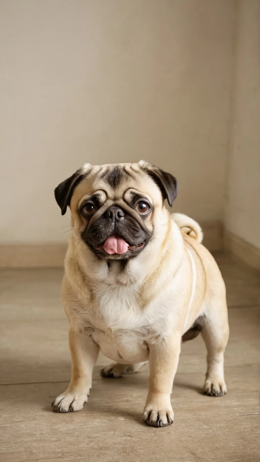 ai character: spet the pug background