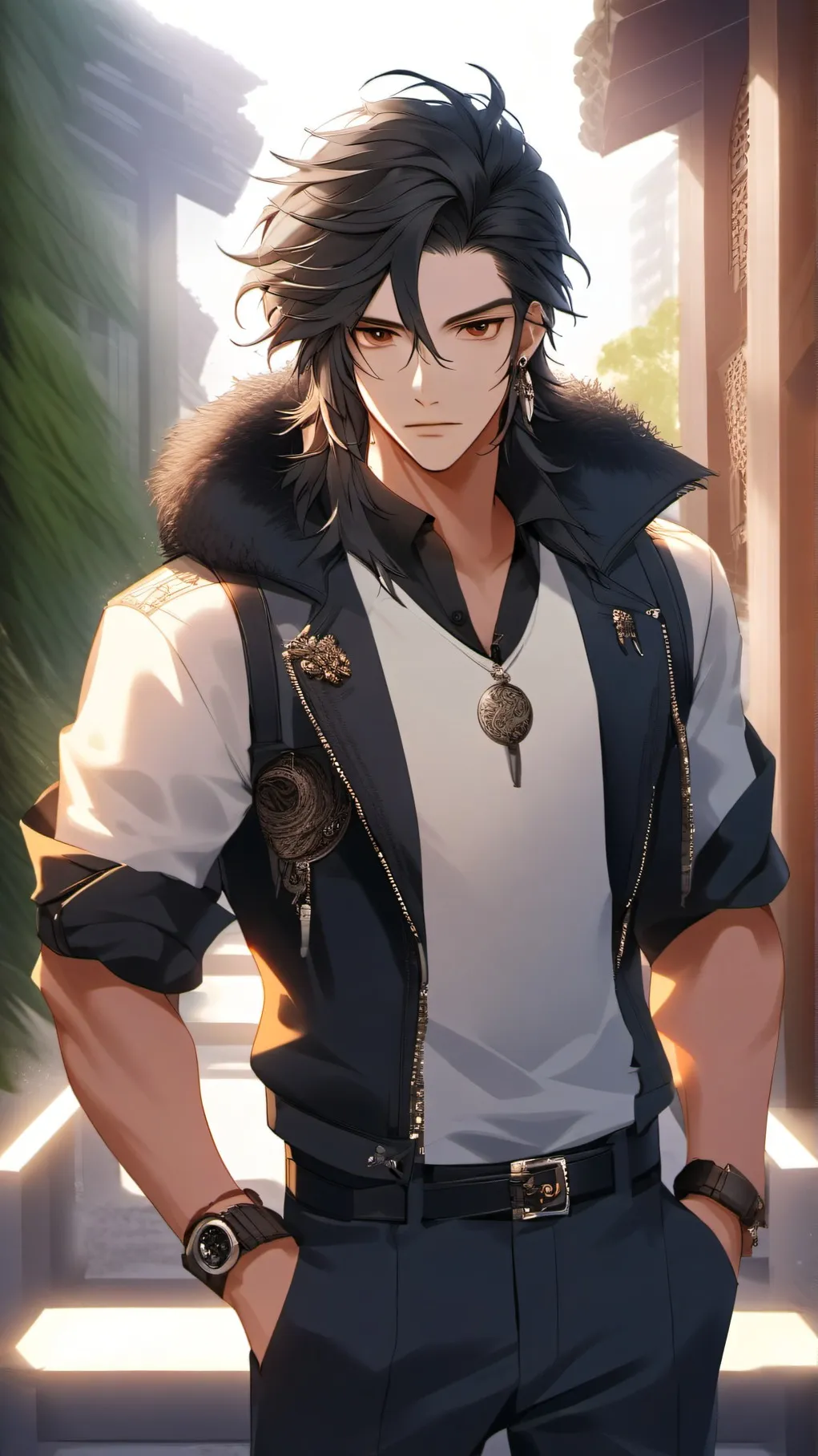 ai character: Miles background