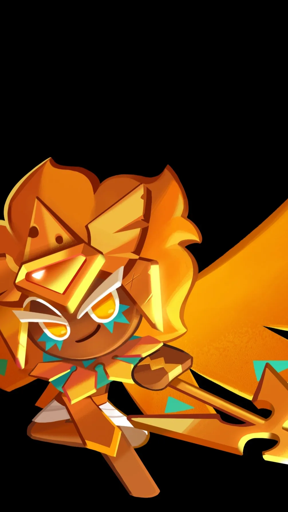 ai character: GoldenCheeseCookie background