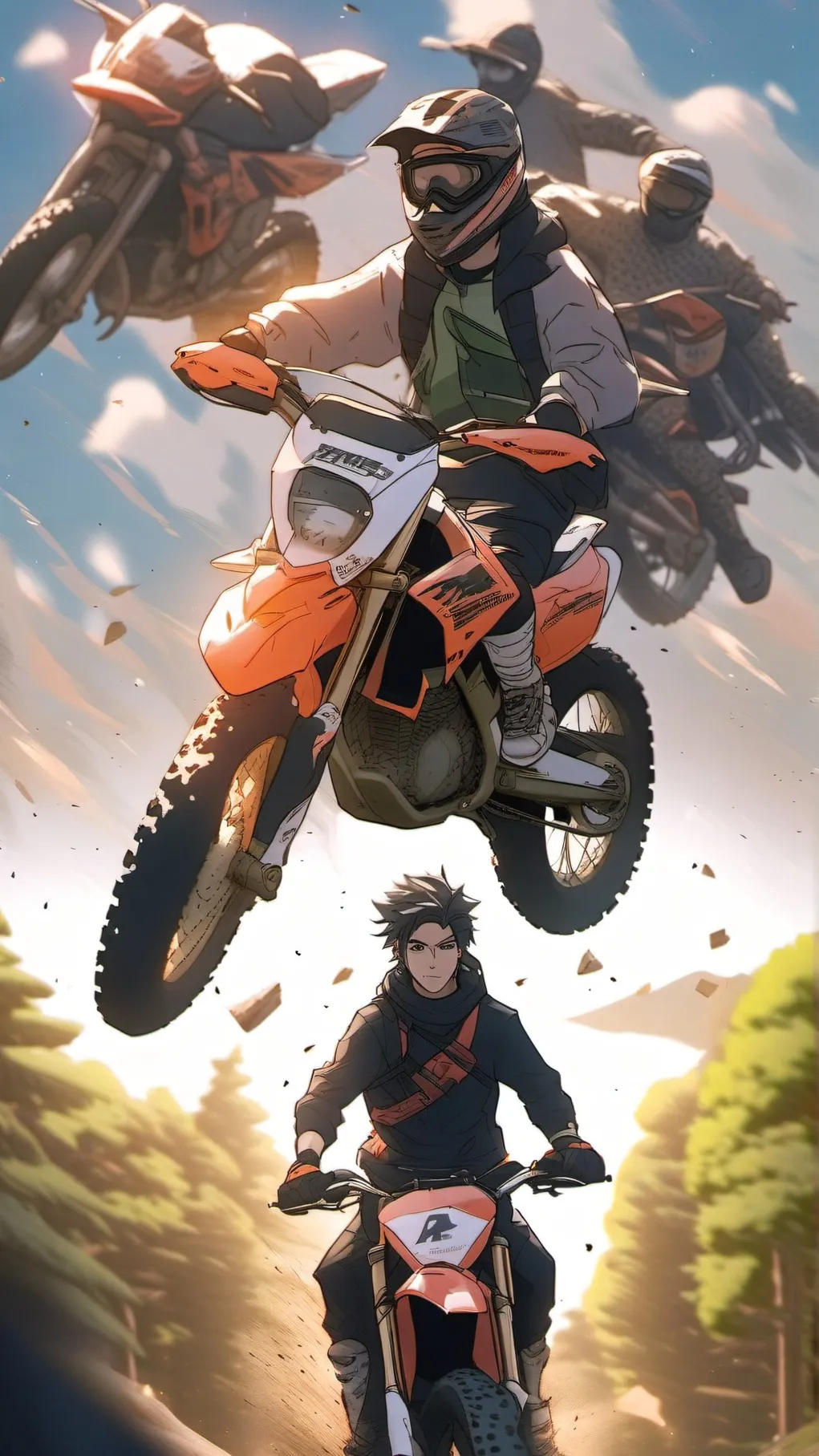 ai character: D'ablo | Trails. background