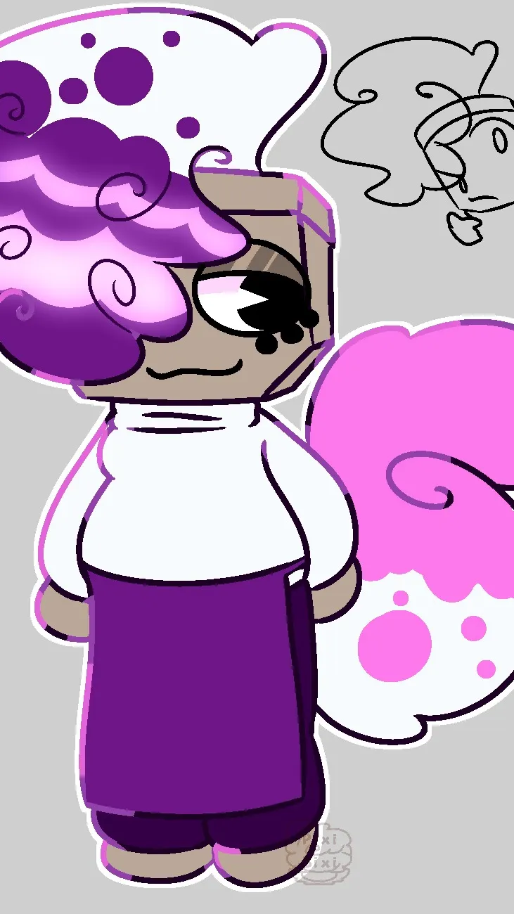 ai character: brusha! background