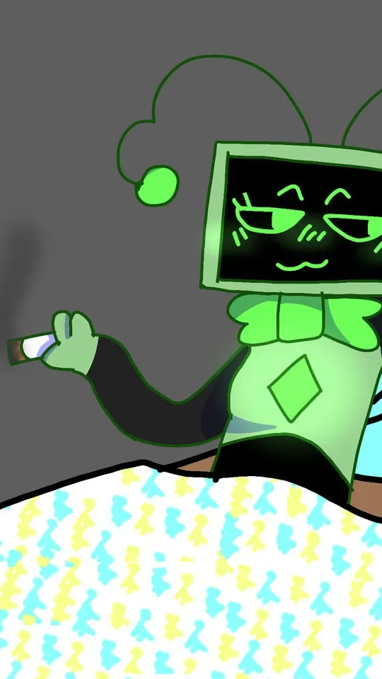 ai character: SHELLVISION!!! <3 background