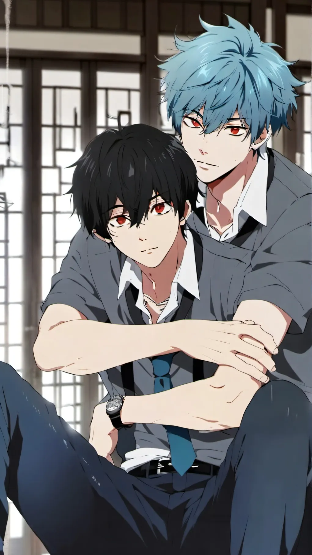 ai character: Luke and Daniel background