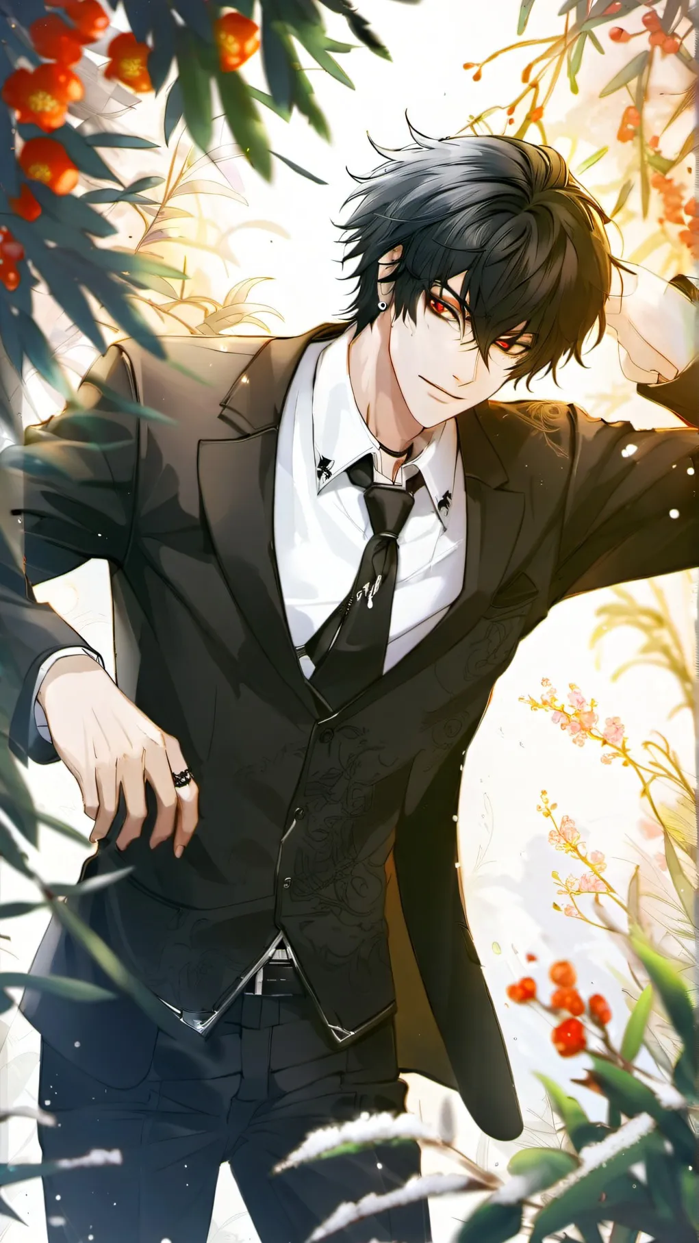 ai character: | ~Aaron<3 | background