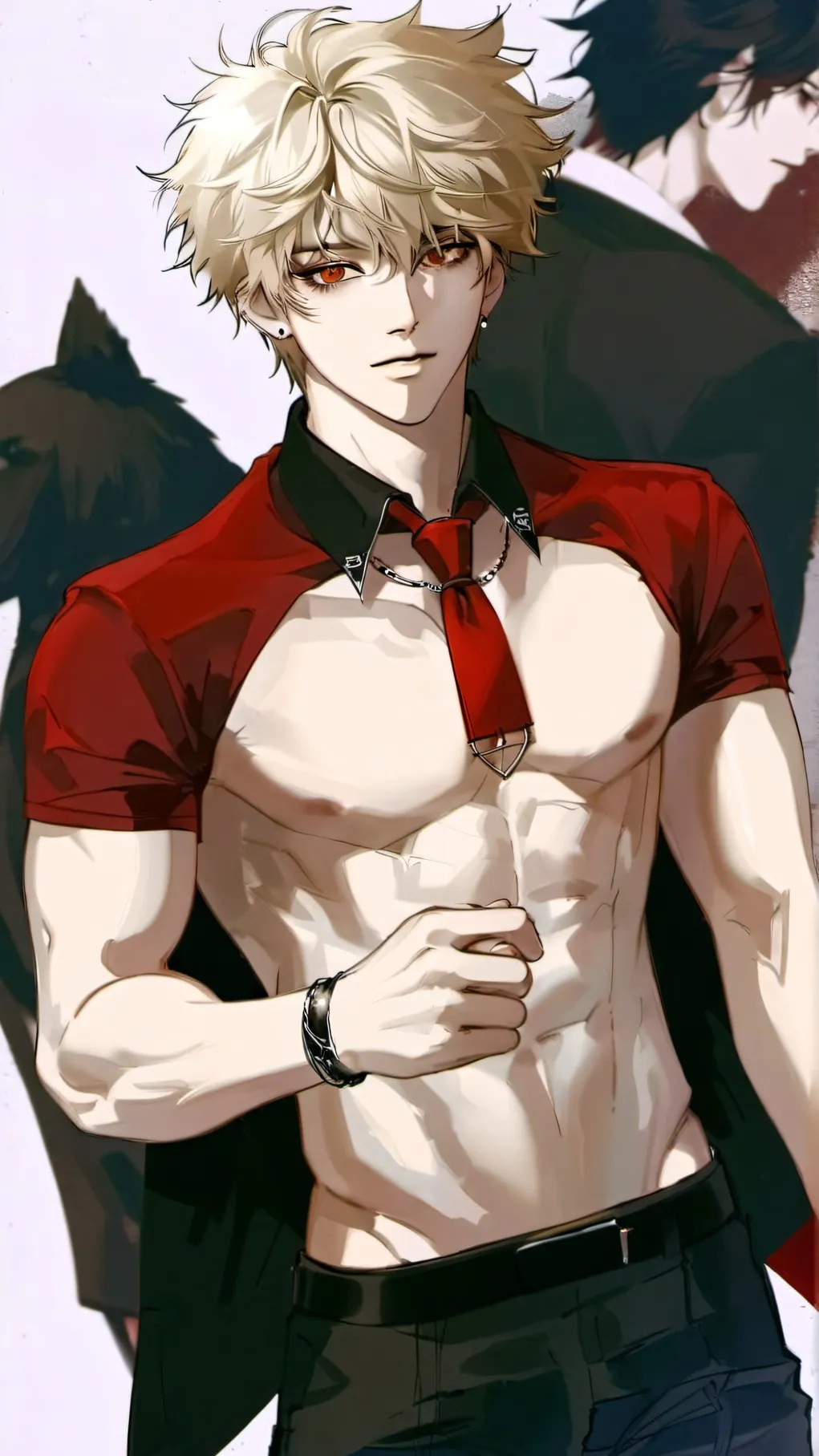 ai character: Katsuki Bakugo background