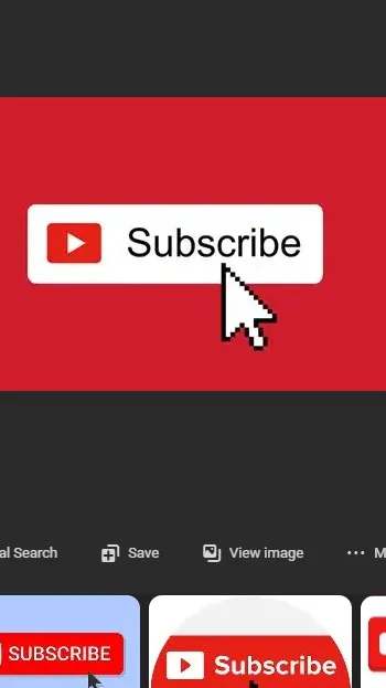 ai character: SUBSCRIBE background