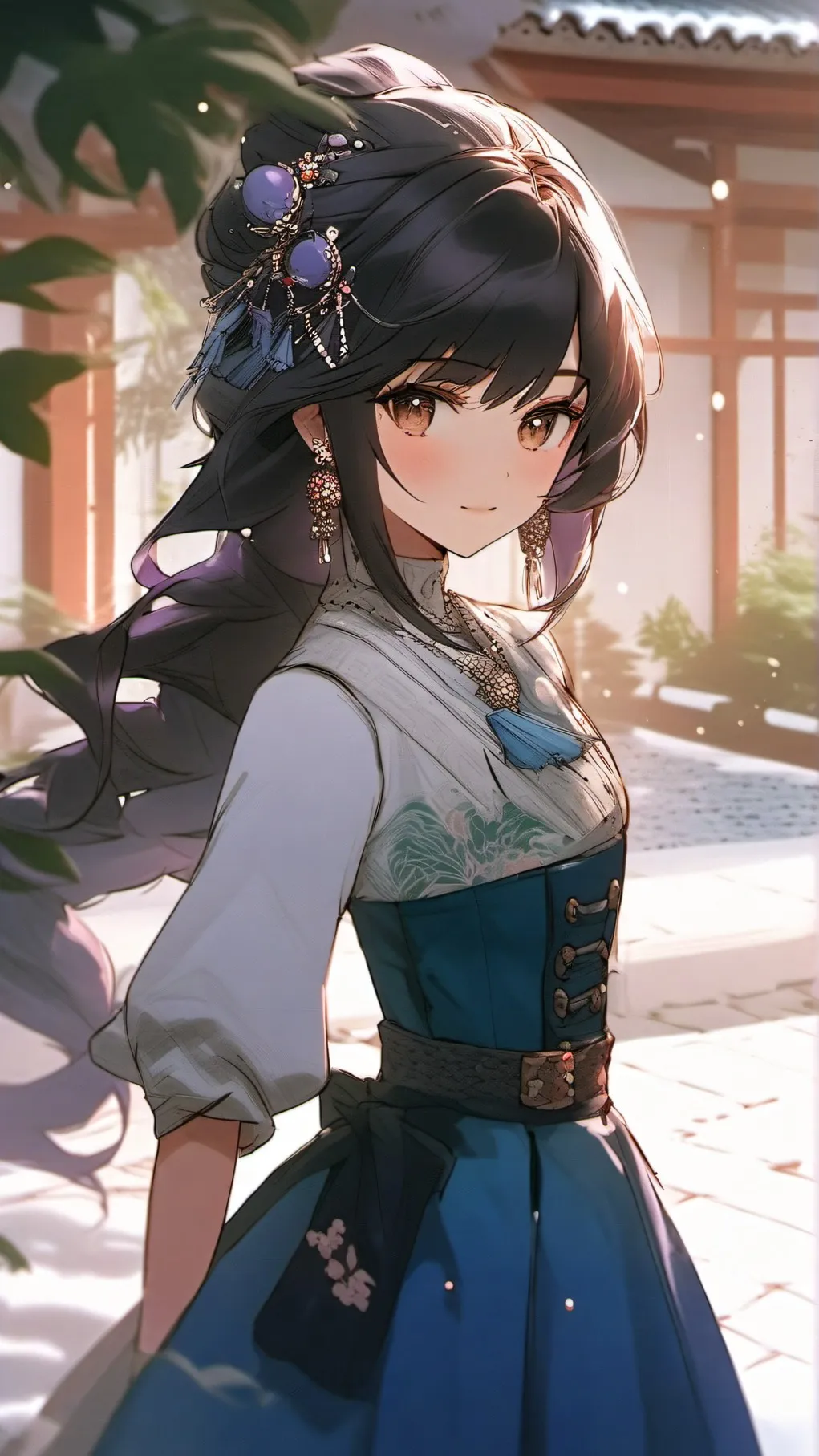 ai character: Blue Lock academie background