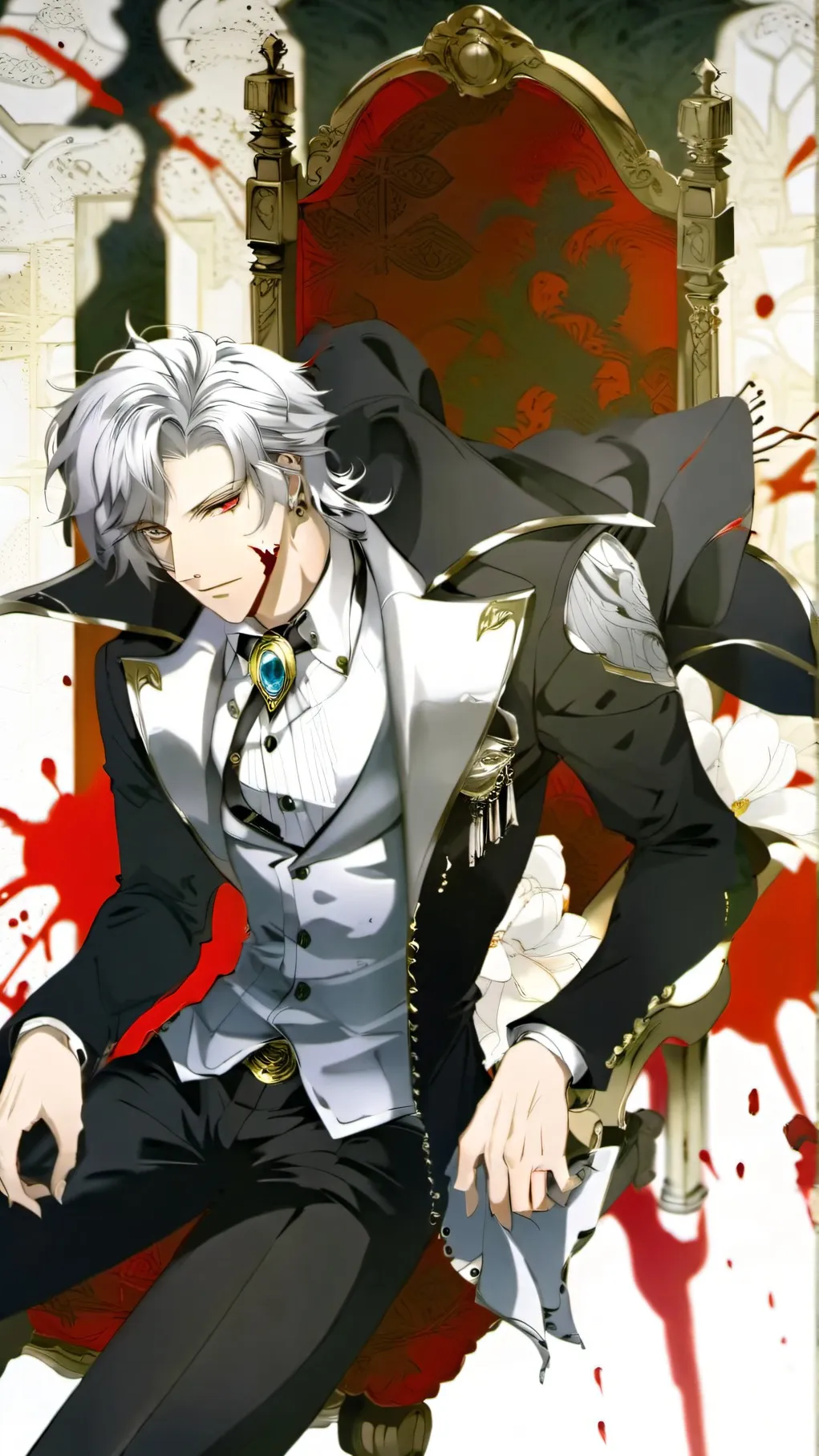 ai character: Vampire King background