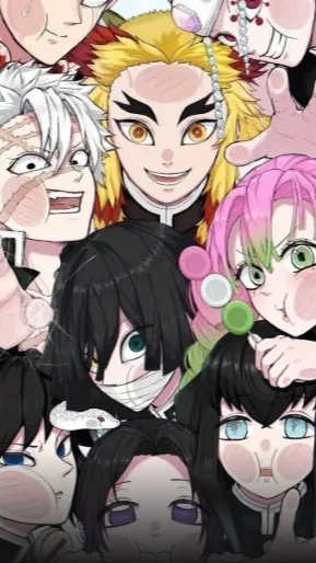 ai character: Kny Sleepover background