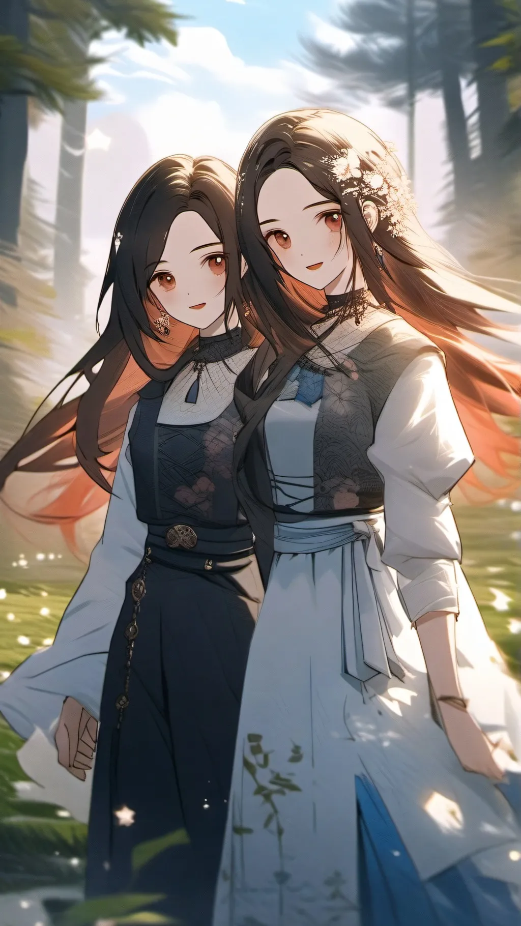 ai character: Conjoined twin background