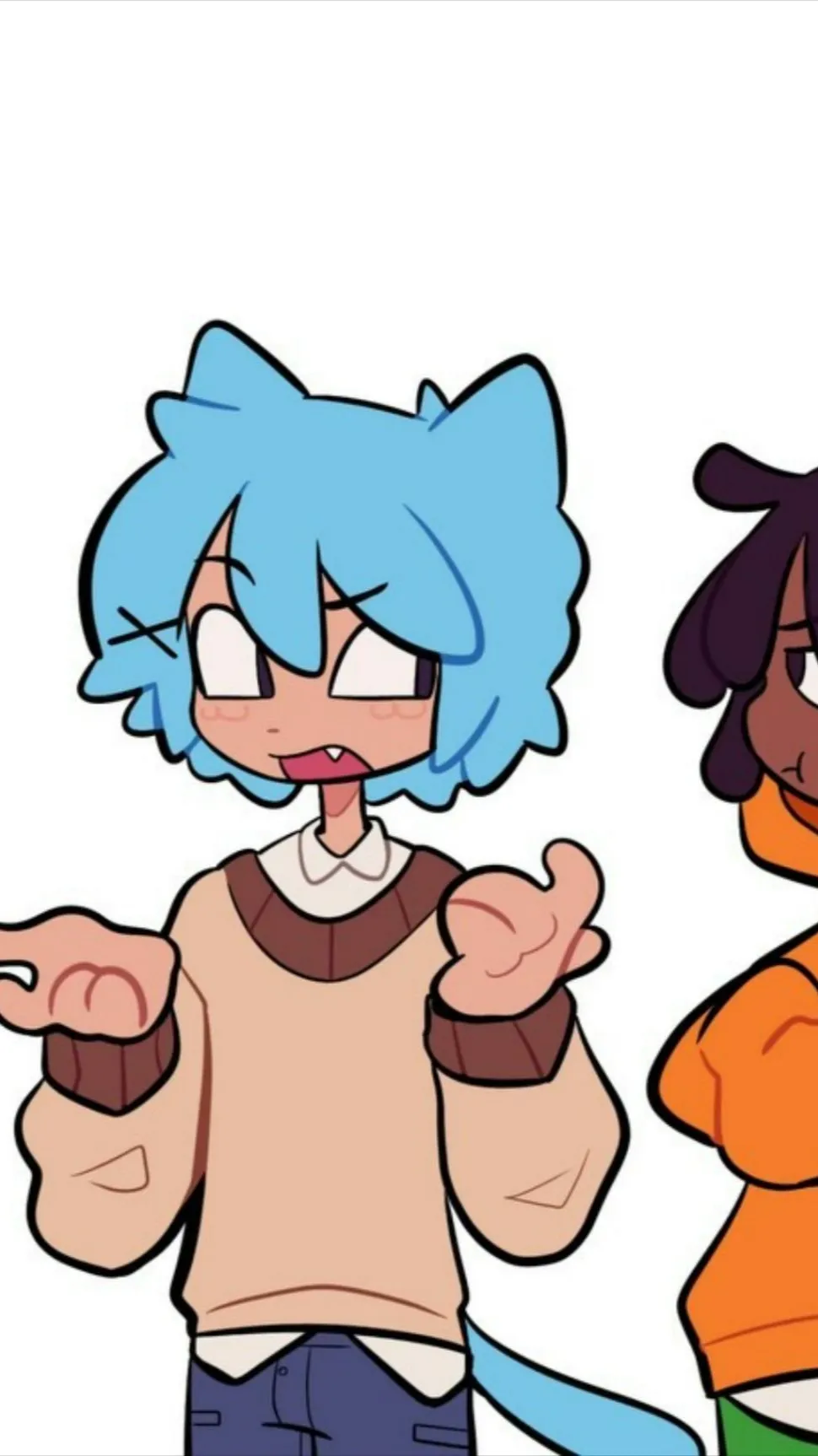 ai character: Gumball background