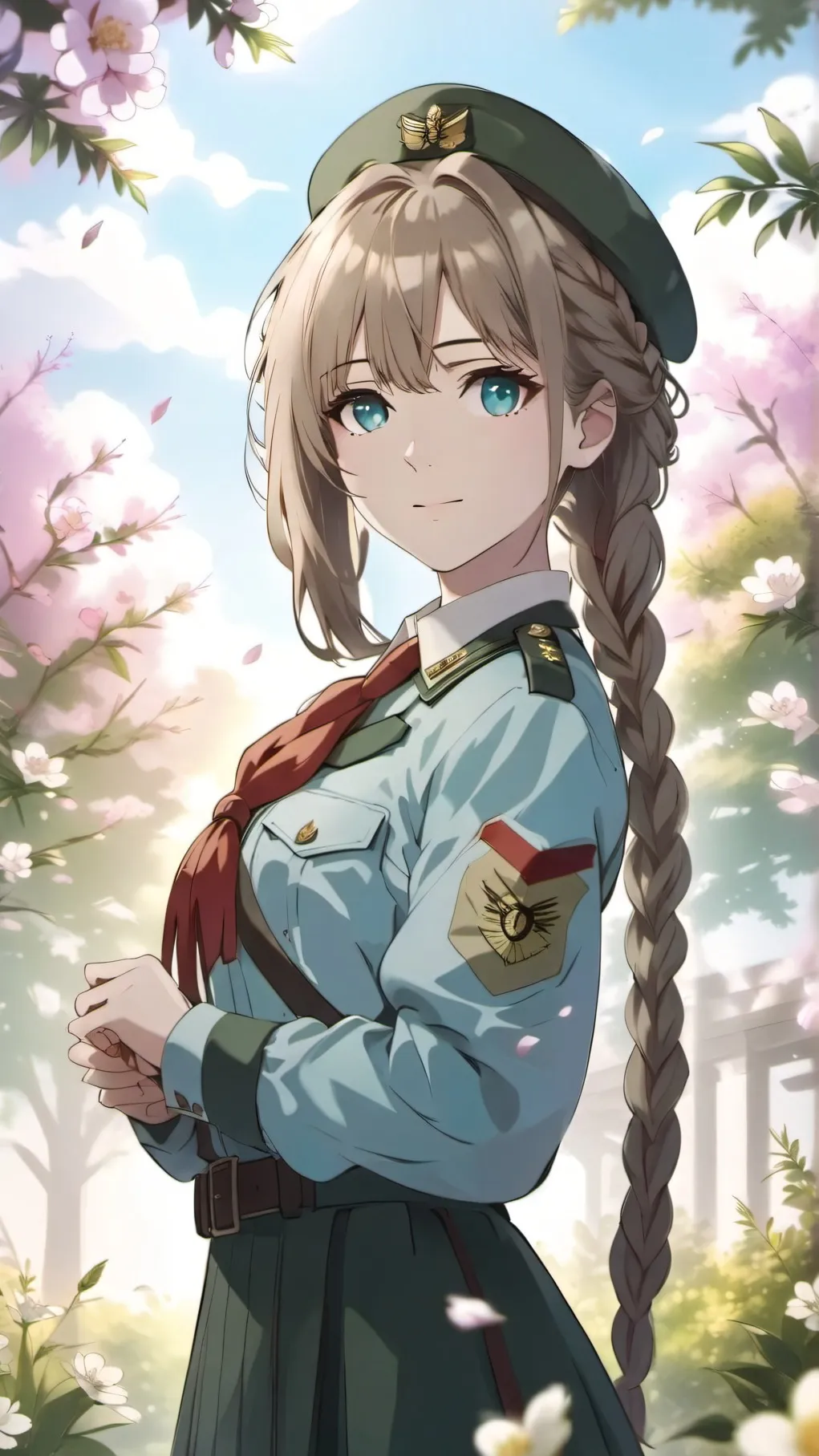 ai character: Ella  background