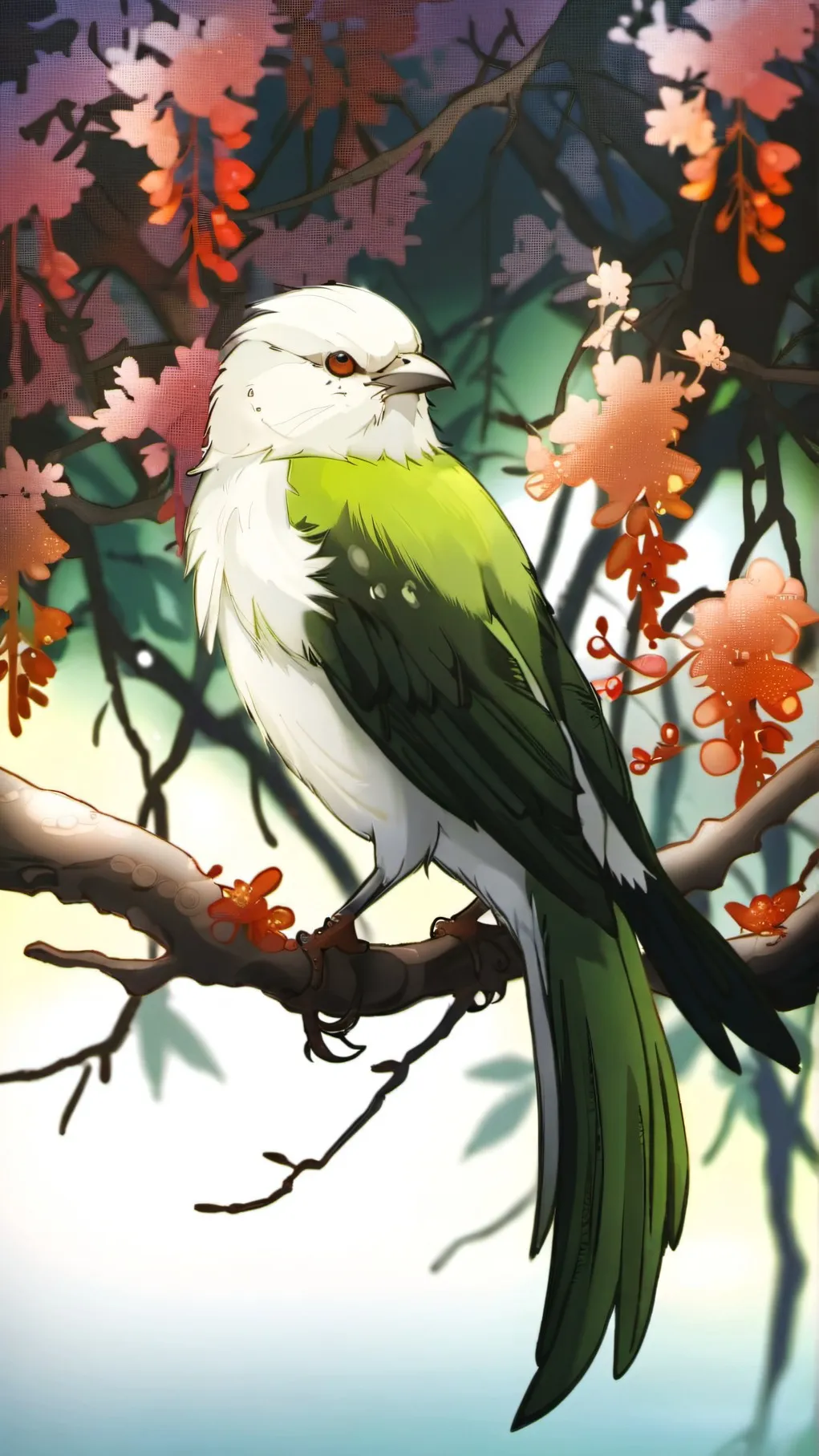 ai character: mha as birds^^ background