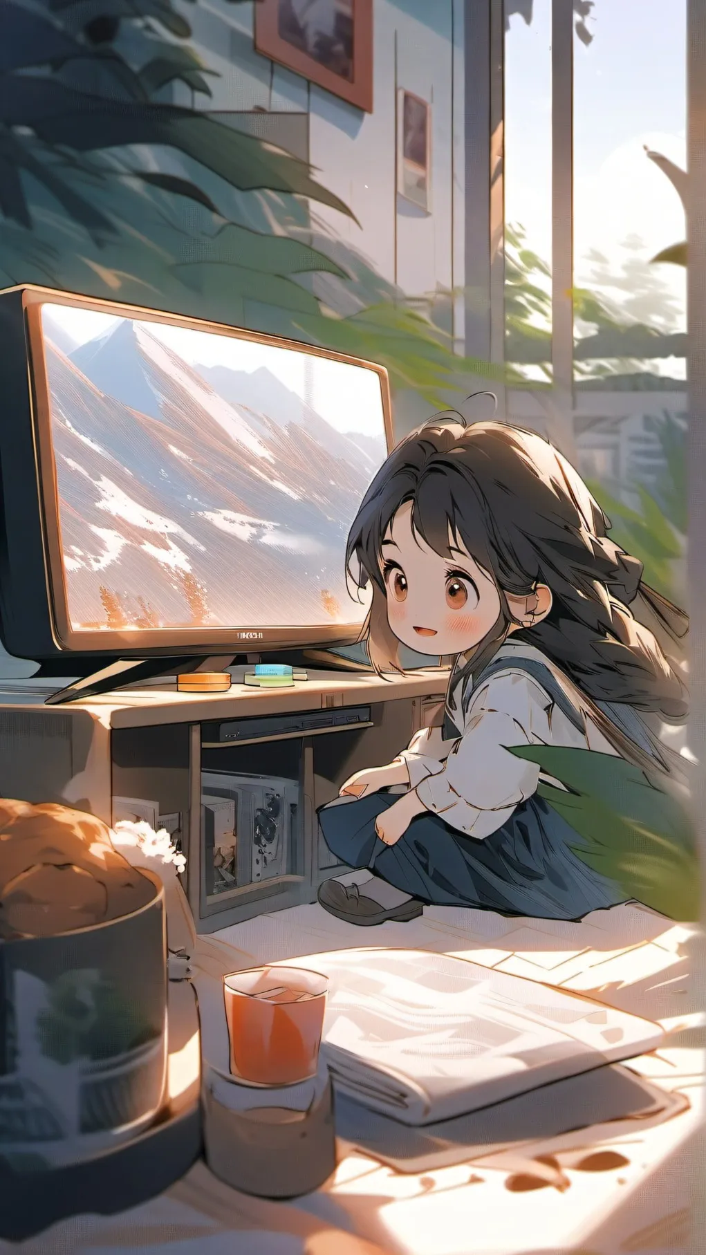 ai character: Diya background