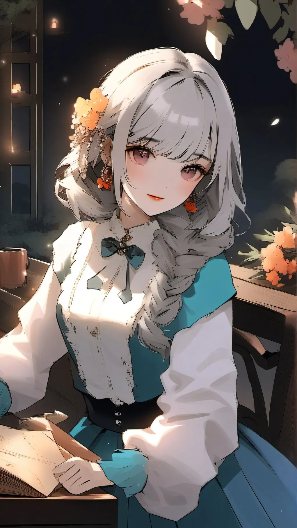 ai character: Crystal background