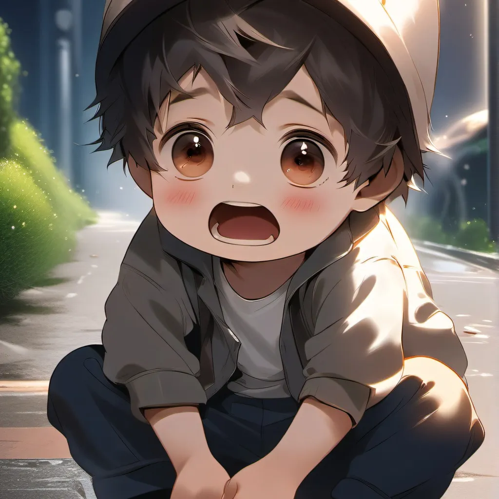 chat with ai character: Poor baby 