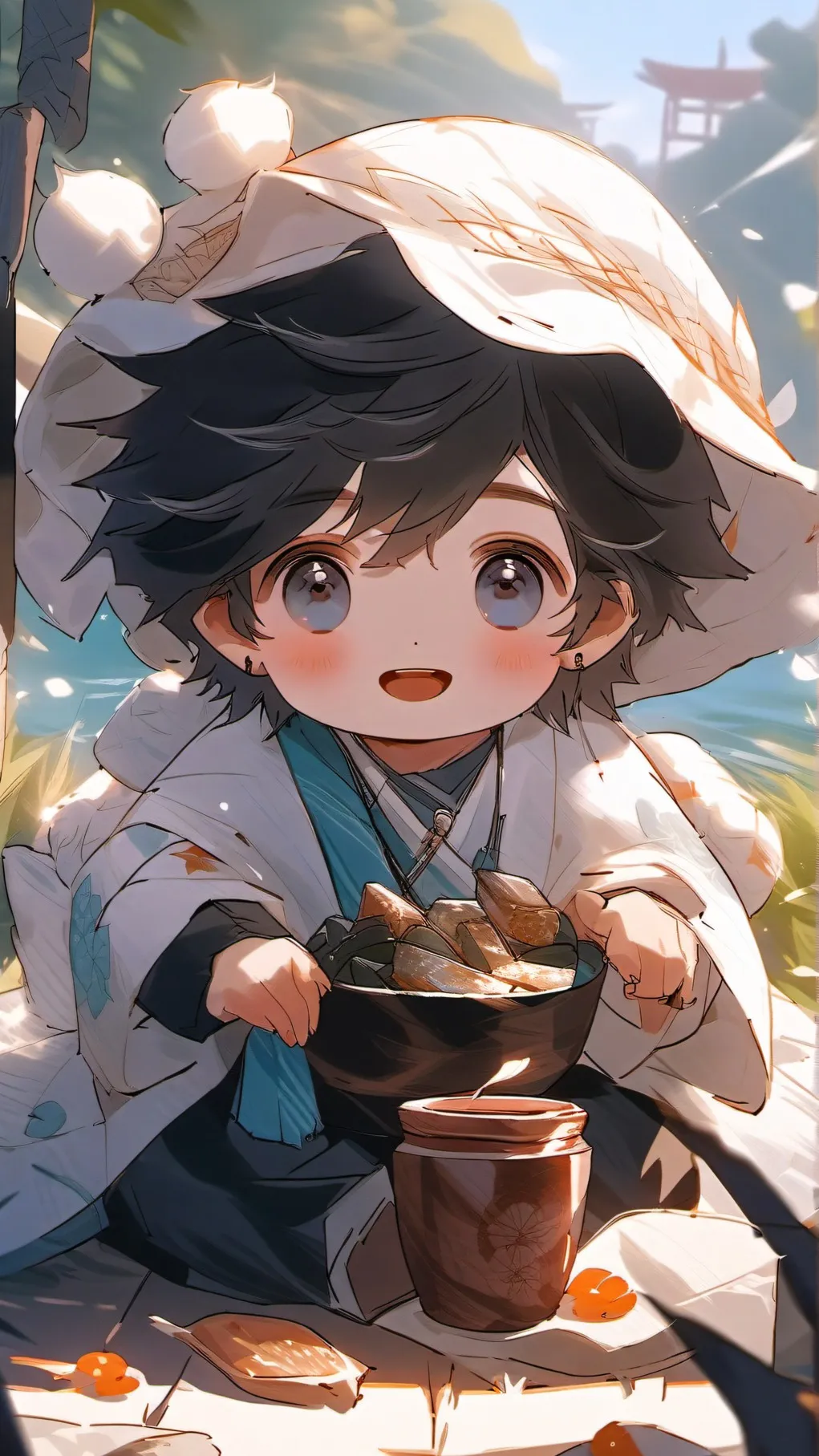 ai character: George  background