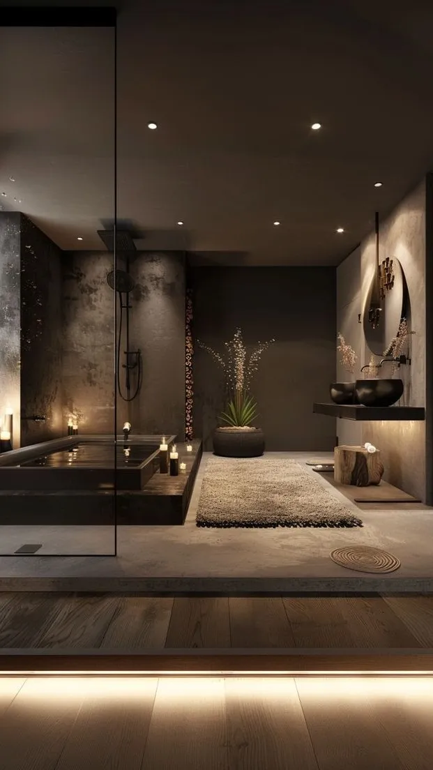 ai character: Bathroom background