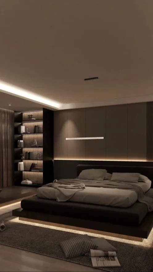 ai character: Bedroom background