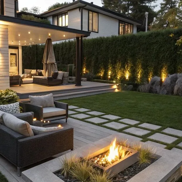 chat with ai character: Backyard