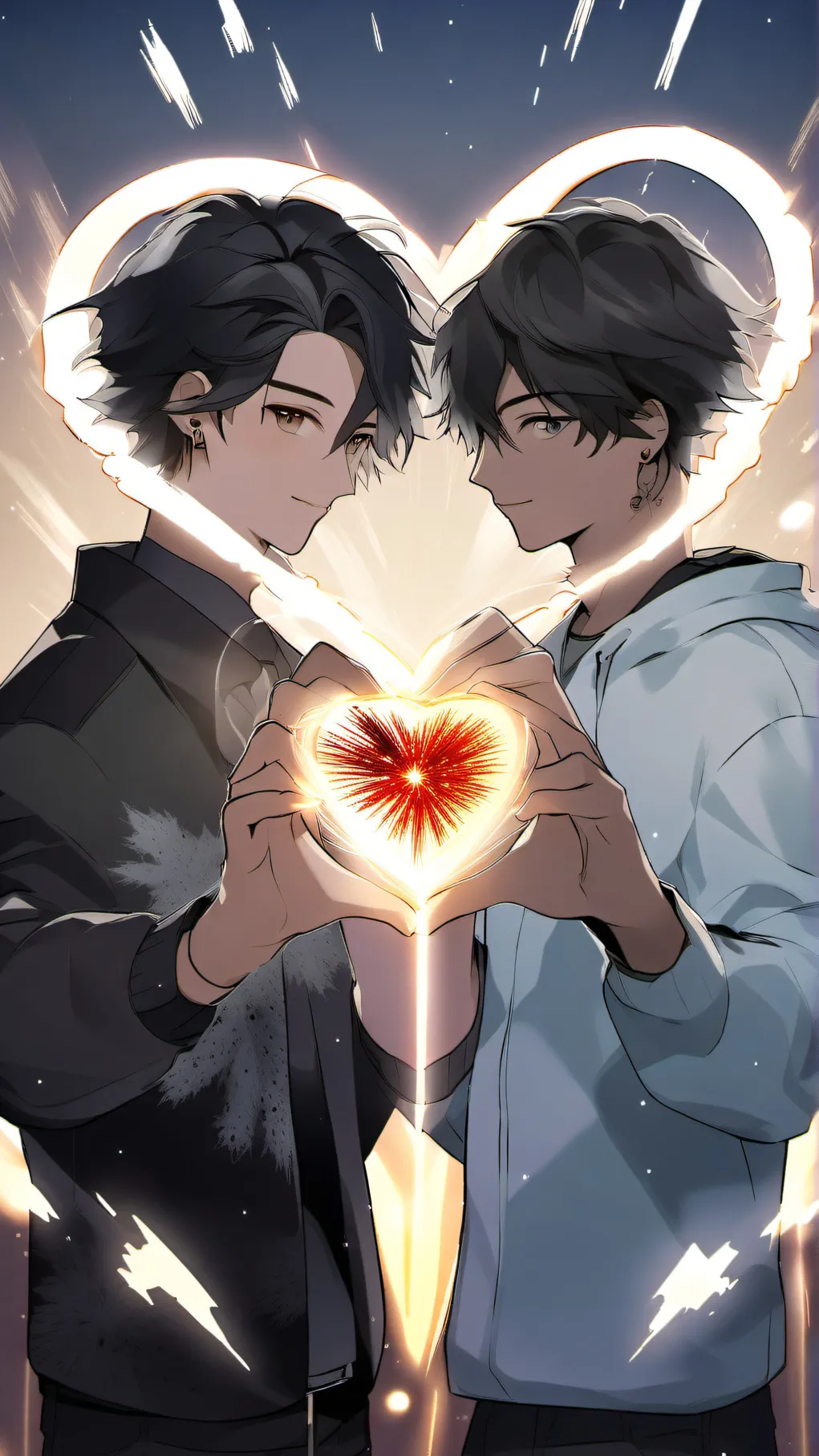 ai character: Love Spark background