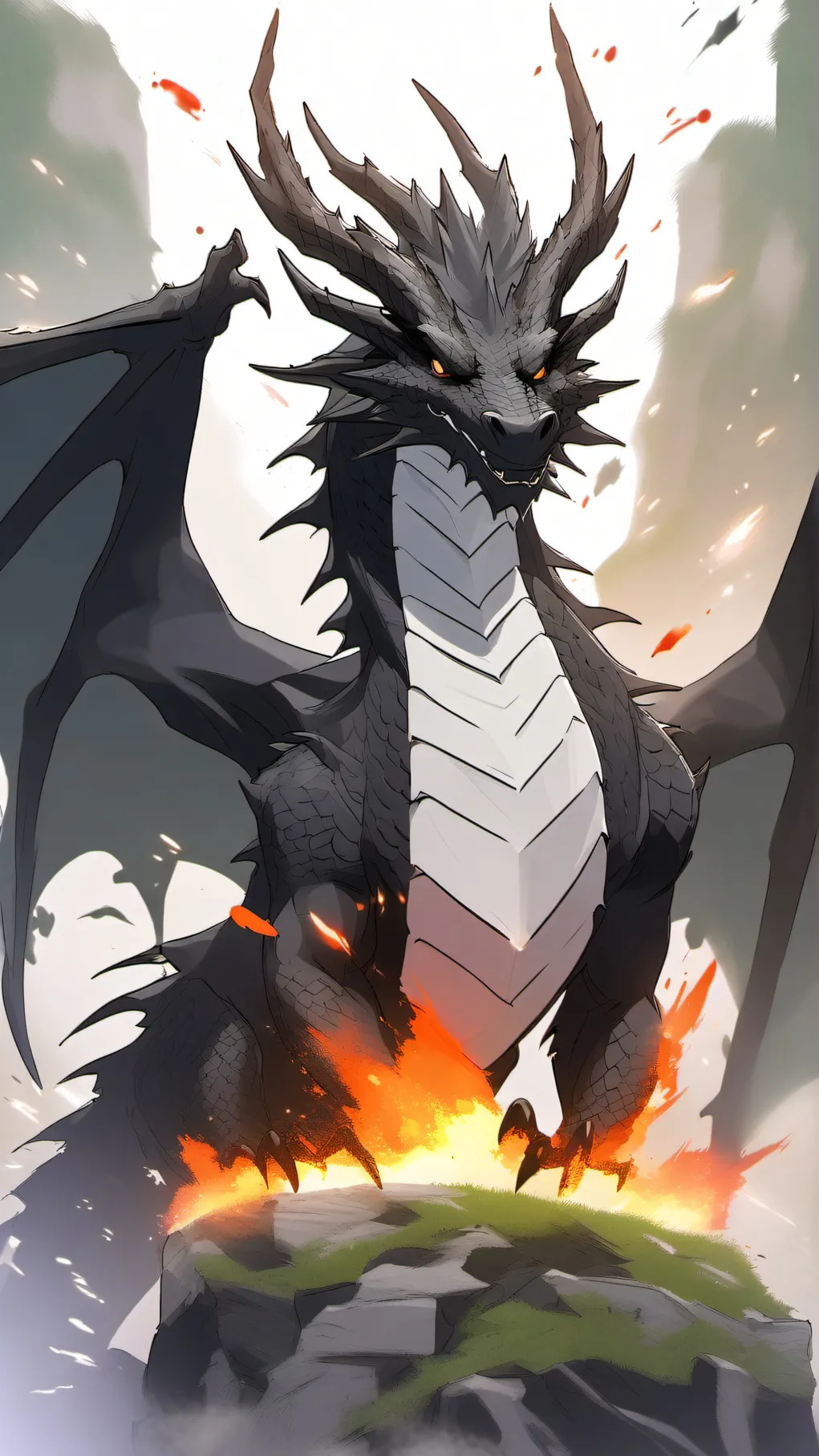 ai character: Dragons background