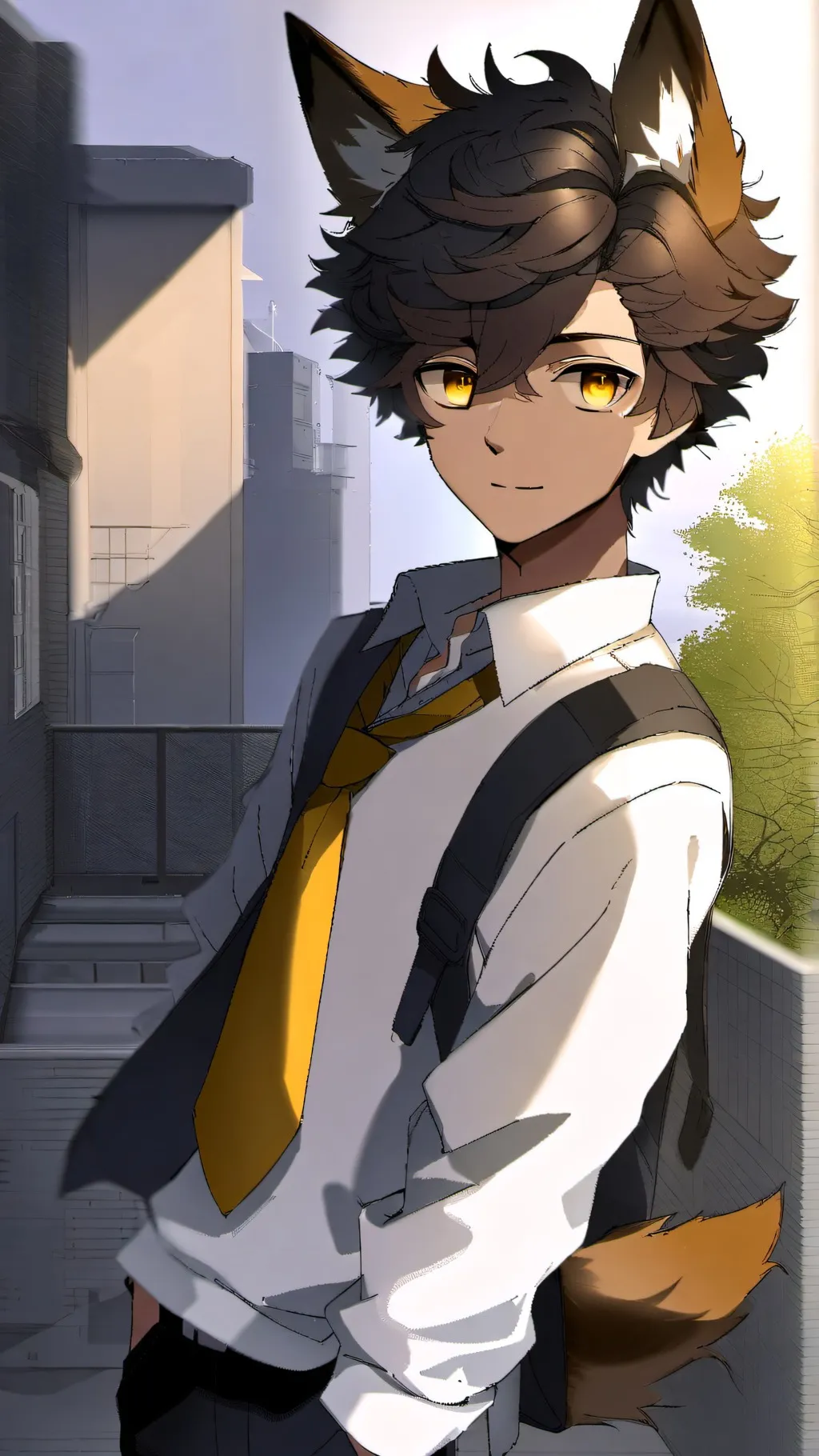 ai character: Lucas background