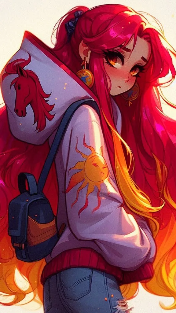 ai character: Starfire (HxH oc) background