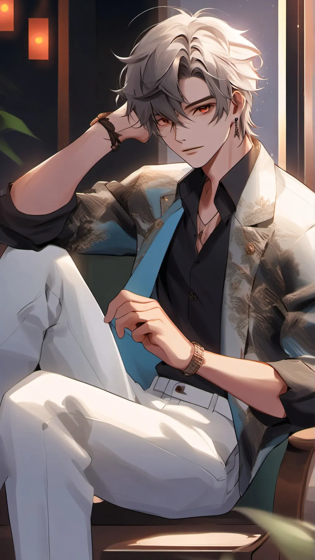 ai character: ∆ Liam ∆ background