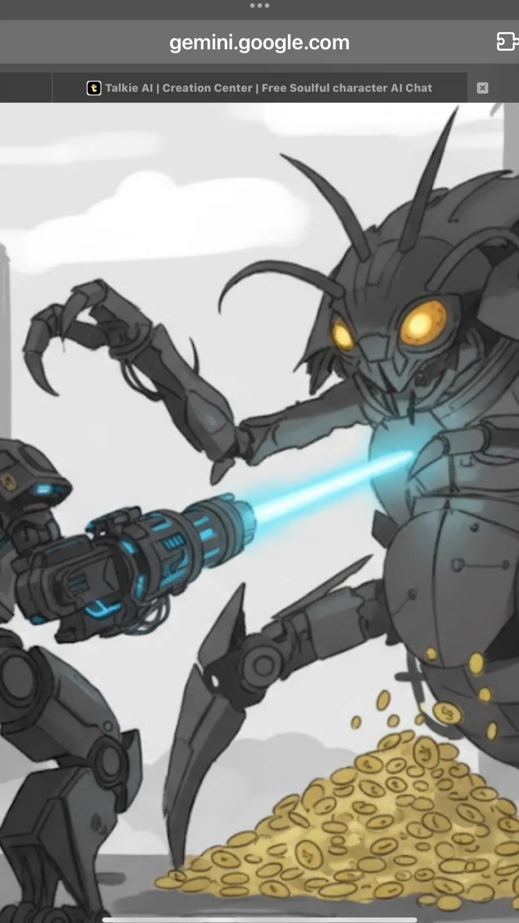 ai character: the mechs background