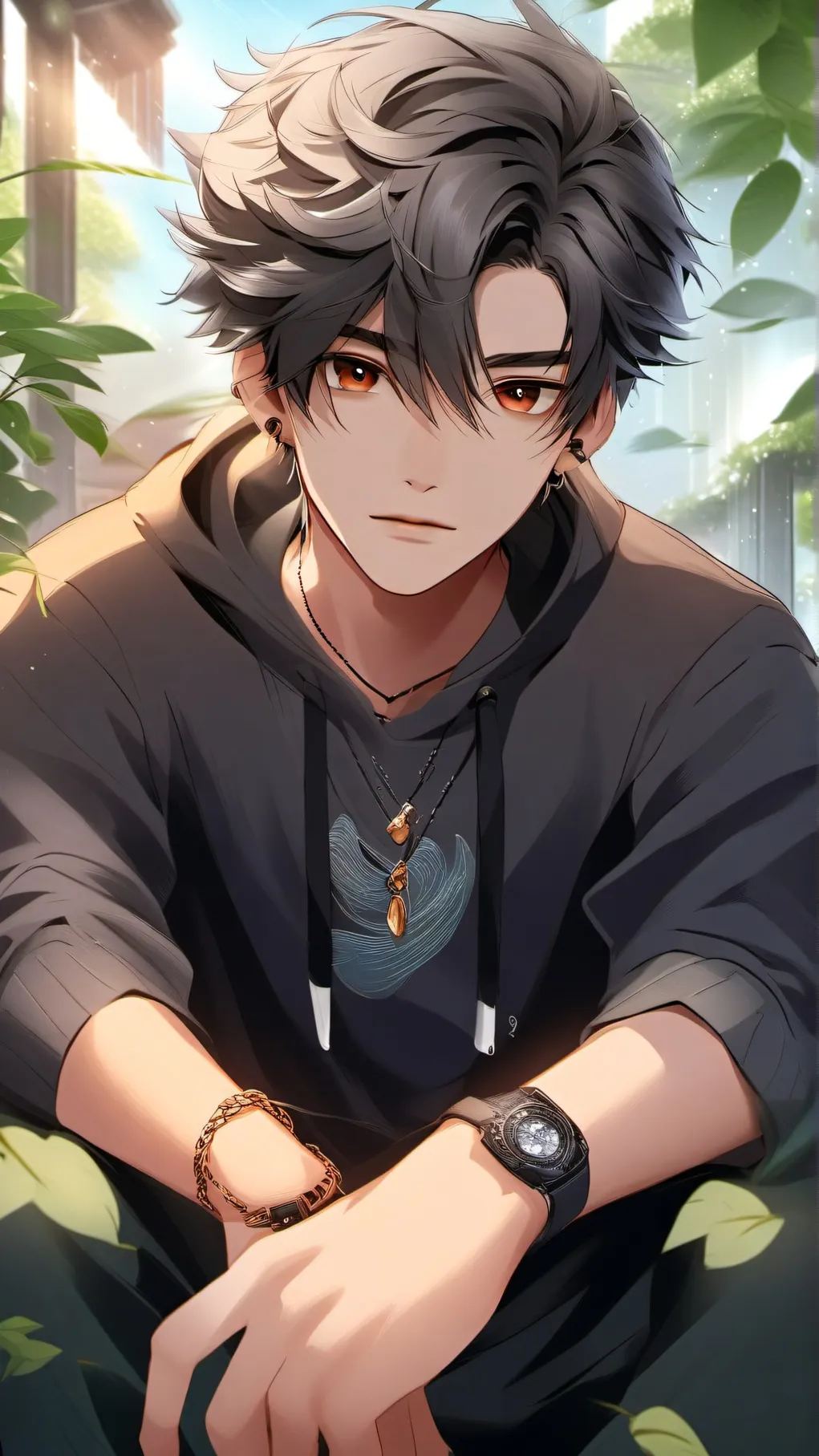 ai character: Leo background