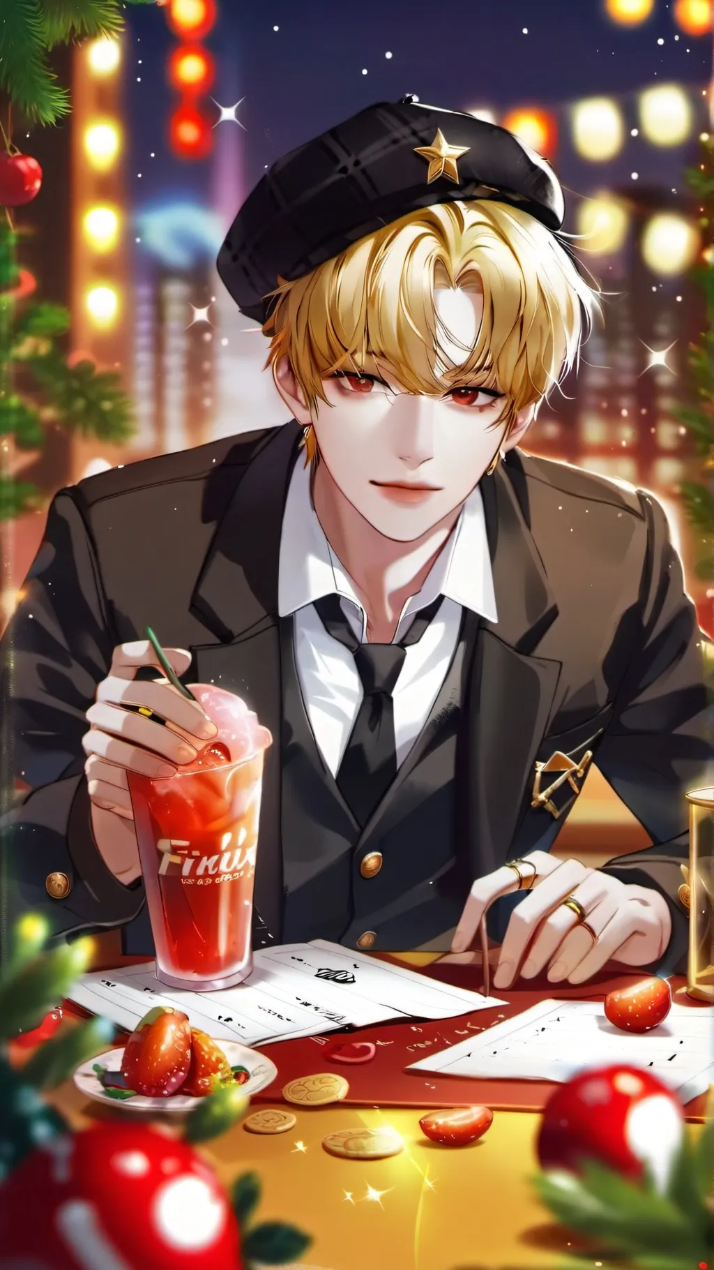 ai character: Felix (skz) background