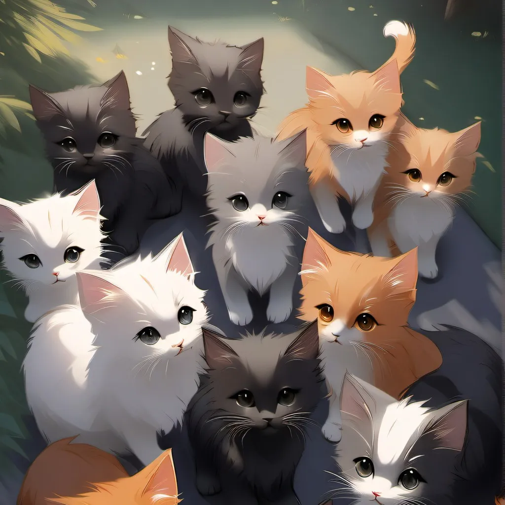 chat with ai character: 10 cats(ıdk lol)