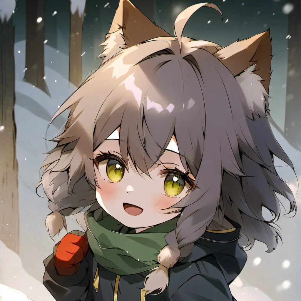 chat with ai character: little cat girl