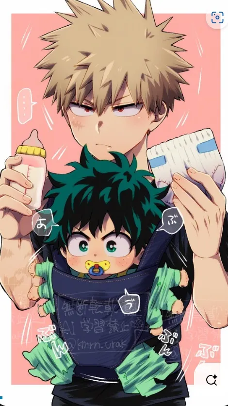 ai character: Deku bebe 💗 background