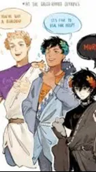 ai character: Pjo sign language background